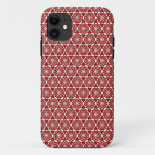 Rode Magische Ster Zeshoek Patroon iPhone 5 Hoesje