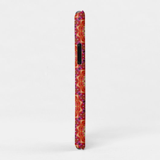 Rode MANDALA Case-Mate iPhone Case (Achterkant/rechts)
