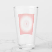 Rode mandala glas (Achterkant)