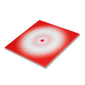 Rode mandala tegeltje (Zijkant)