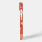 Rode Mango Spring Wild Flower iPhone Case (Achterkant / Links)