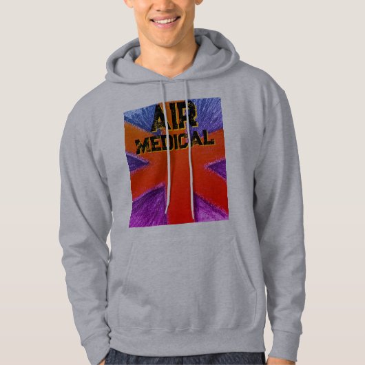 Rode Mannen van Air Medical Hoodie (Voorkant)