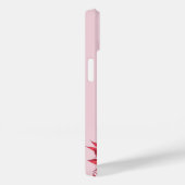 Rode mantel op roze Case-Mate iPhone case (Achterkant / Rechts)