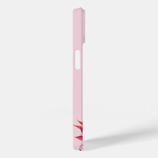 Rode mantel op roze Case-Mate iPhone case (Achterkant / Rechts)