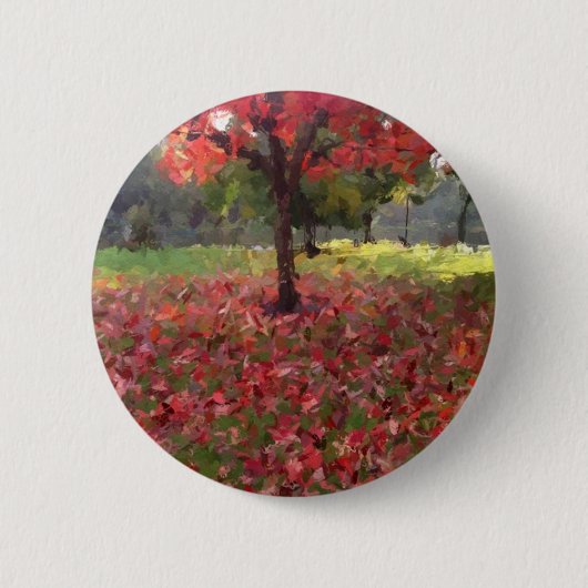 Rode mantel ronde button 5,7 cm (Voorkant)