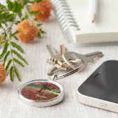 Rode mantel sleutelhanger (Zijkant)