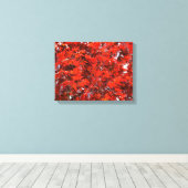 Rode mantels canvas afdruk (Insitu (Houten vloer))