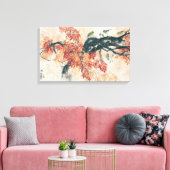 Rode mantels canvas afdruk (Insitu (Woonkamer))