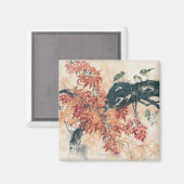 Rode mantels magneet (Voorkant / Achterkant)