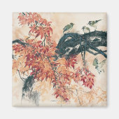 Rode mantels magneet (Voorkant)