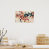 Rode mantels poster (Keuken)