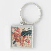 Rode mantels sleutelhanger (Voorkant)