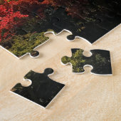 Rode Mapels in Japanse tuin Legpuzzel (Zijkant)