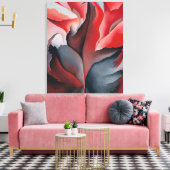 Rode Maple bij Lake George Georgia O'Keeffe | Canvas Afdruk (Insitu (Woonkamer))