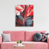 Rode Maple bij Lake George Georgia O'Keeffe | Canvas Afdruk (Insitu (Woonkamer))
