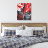 Rode Maple bij Lake George Georgia O'Keeffe | Canvas Afdruk (Insitu (Slaapkamer))