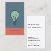 RODE MARINE GROENE ELEKTRISCHE LAMP ELEKTRICIEN EL VISITEKAARTJE (Voorkant / Achterkant)