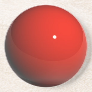 Rode marmer zandsteen onderzetter