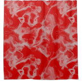 rode marmeren abstract douchegordijn (Voorkant)