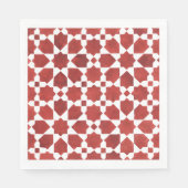 Rode Marokkaanse mozaïek Servet (Voorkant)