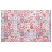 Rode Marokkaanse tegel Stof (Fat Quarter)
