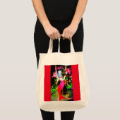 rode martini mermaid tote bag (Voorkant (product))