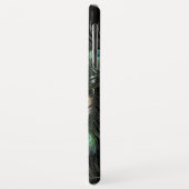 RODE MASK MET PEACOCK FEATHERS MASQUERADE PARTIJ Case-Mate iPhone CASE (Achterkant/links)