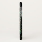 RODE MASK MET PEACOCK FEATHERS MASQUERADE PARTIJ Case-Mate iPhone CASE (Achterkant/links)