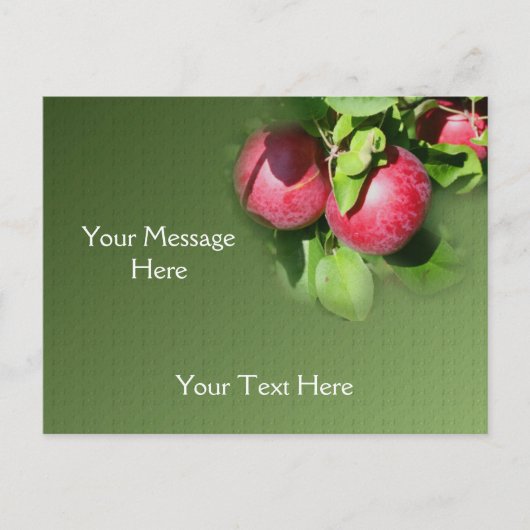 Rode McIntosh-appels op de Natuur van de bomen Briefkaart (Voorkant)