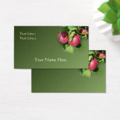 Rode McIntosh-appels op de Natuur van de bomen Visitekaartjes (Bureau)