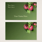 Rode McIntosh-appels op de Natuur van de bomen Visitekaartjes (Voorkant /achterkant)