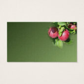 Rode McIntosh-appels op de Natuur van de bomen Visitekaartjes (Achterkant)