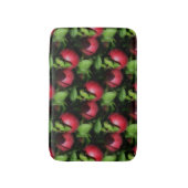 Rode McIntosh-appels op het patroon van de Natuur  Badmat (Voorkant Verticaal)