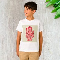 Rode Medische Hand Symbool Gezondheidszorg