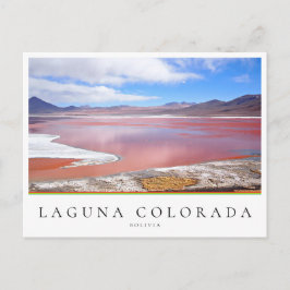Rode meer, Laguna Colorada in Bolivia Briefkaart
