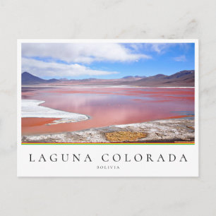 Rode meer, Laguna Colorada in Bolivia Briefkaart