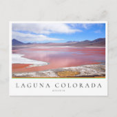 Rode meer, Laguna Colorada in Bolivia Briefkaart (Voorkant)