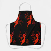 Rode melk schort (Voorkant)