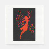 Rode melk servet (Voorkant)