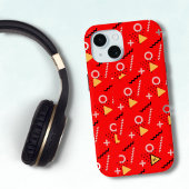 Rode Memphis Monogram Case-Mate iPhone Hoesje