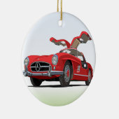 Rode Mercedes-Benz 300 SL Ornament (Rechts)