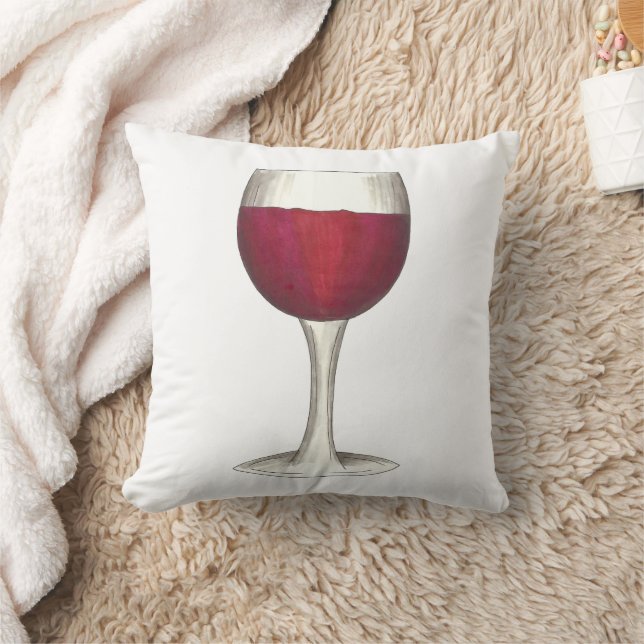 Rode Merlot wijnglas Brie Cheese Sommelier Kussen (Deken)