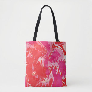Rode Merry Marble Canvas tas