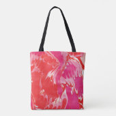 Rode Merry Marble Canvas tas (Achterkant)