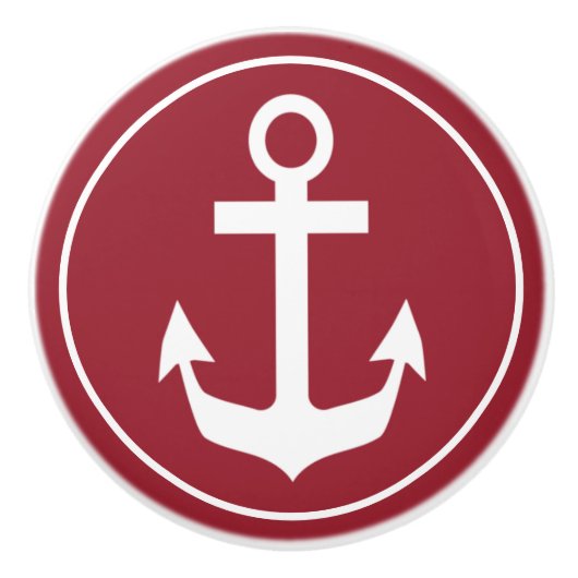 Rode, met keramische keramische knop (Voorkant)