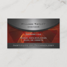 Rode metalen elegantie met QR-code