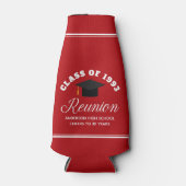 Rode middelbare school reünie gepersonaliseerde pa flesjeskoeler (Voorkant)