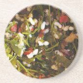 Rode Mieren Eiersalade ... Thais Straatvoedsel Zandsteen Onderzetter (Voorkant)