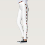 Rode mieren kruipen je benen omhoog leggings (Links)