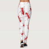 Rode mieren, mierennest. Halloween feest Leggings (Achterkant)